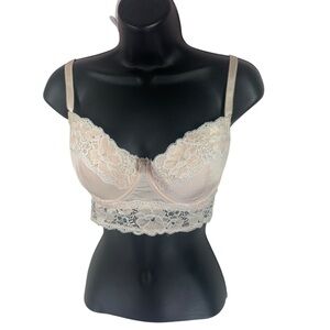 ADORE ME Elegant Lace Bra in Cream size 32DDD